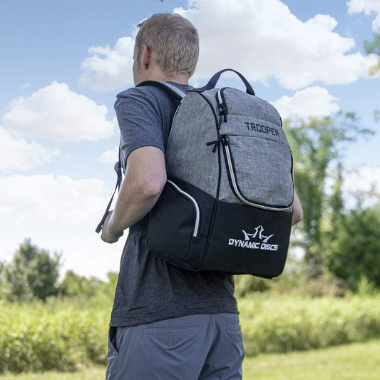 Dynamic Discs Trooper Disc Golf Backpack | Frisbee Disc Golf Bag with 18+ Disc Capacity | Introductory Disc Golf Backpack | Lightweight and Durable